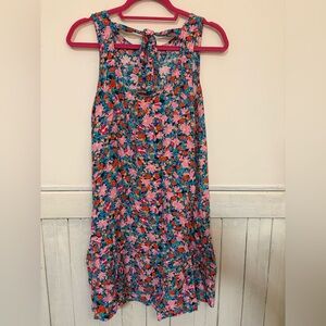 LOFT Medium petite dress -Pink, Blue, and Orange